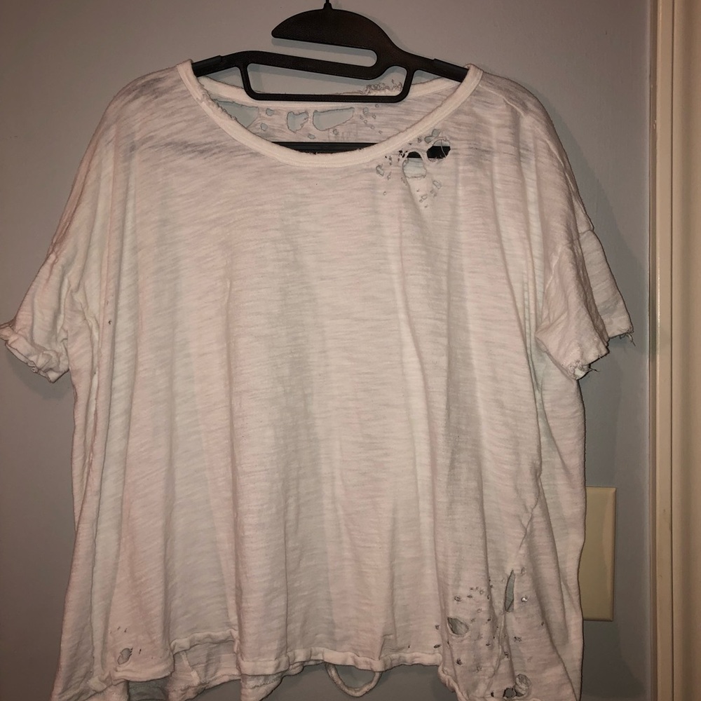 Distressed tee